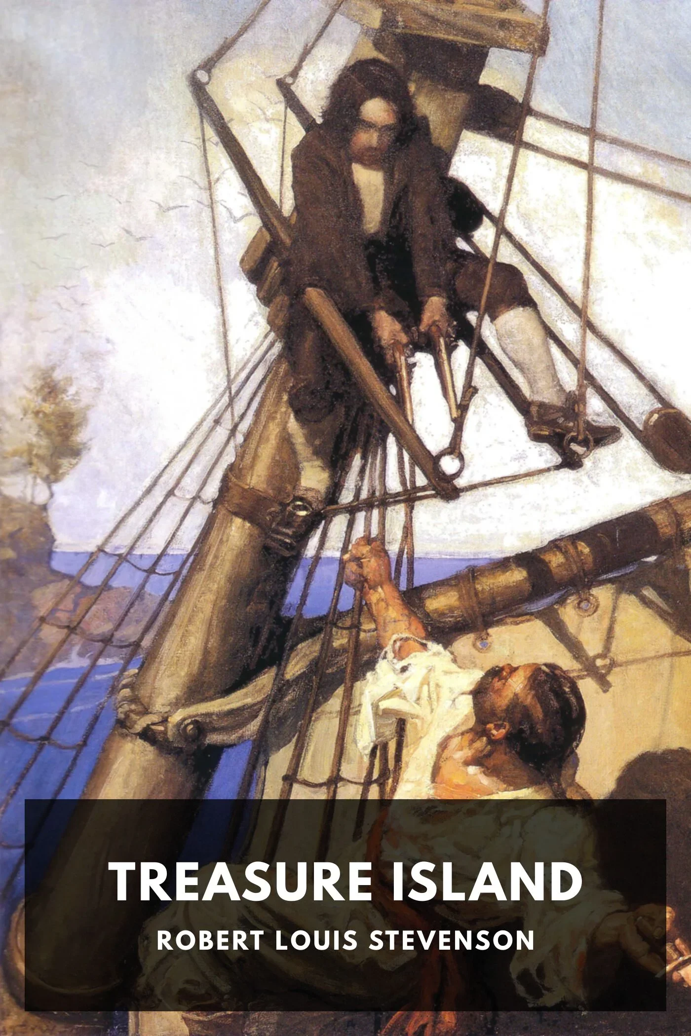 Cover of Treasure Island (English edition) by Robert Louis Stevenson