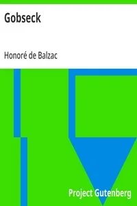 Cover of Gobseck (English edition) by Honore de Balzac