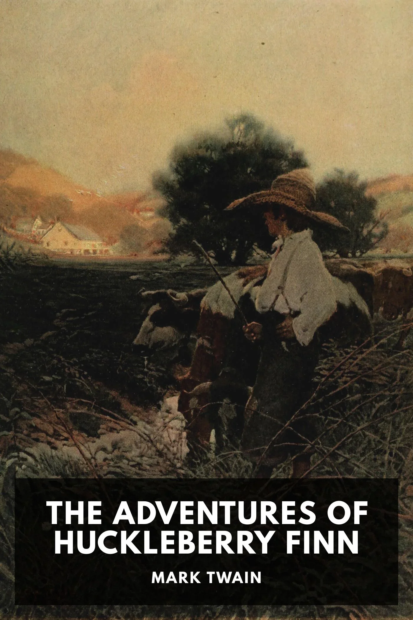 Cover of Adventures of Huckleberry Finn (English edition) by Mark Twain