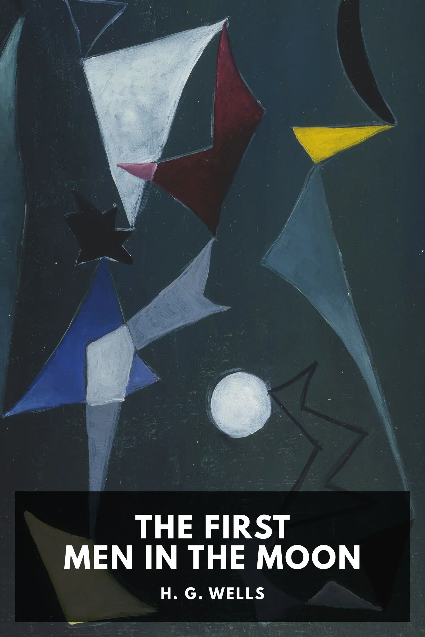 Cover of The First Men in the Moon by H. G. Wells