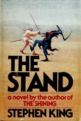 Cover of an English edition of The Stand by Stephen King