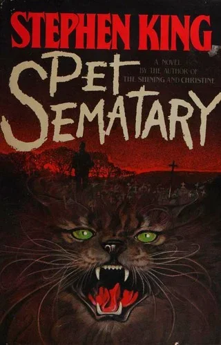 Cover of an English edition of Pet Sematary by Stephen King