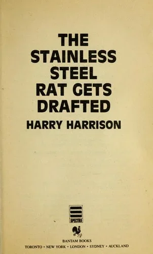 Cover of an English edition of The Stainless Steel Rat Gets Drafted by Harry Harrison