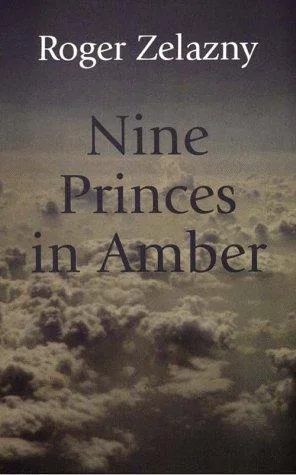 Cover of an English edition of Nine Princes in Amber by Roger Zelazny