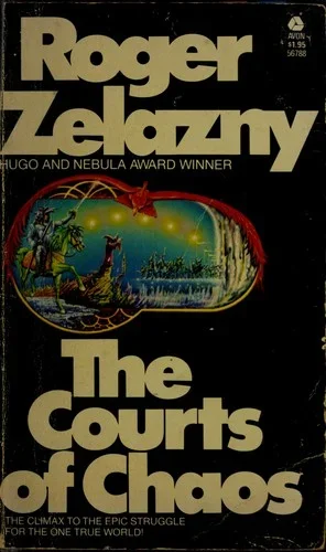 Cover of an English edition of The Courts of Chaos by Roger Zelazny