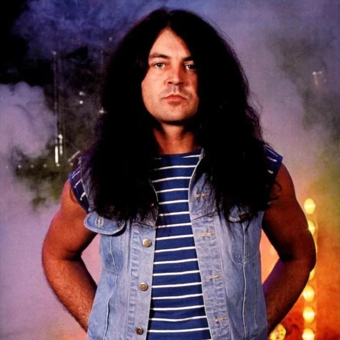 Studio portrait of singer Ian Gillan