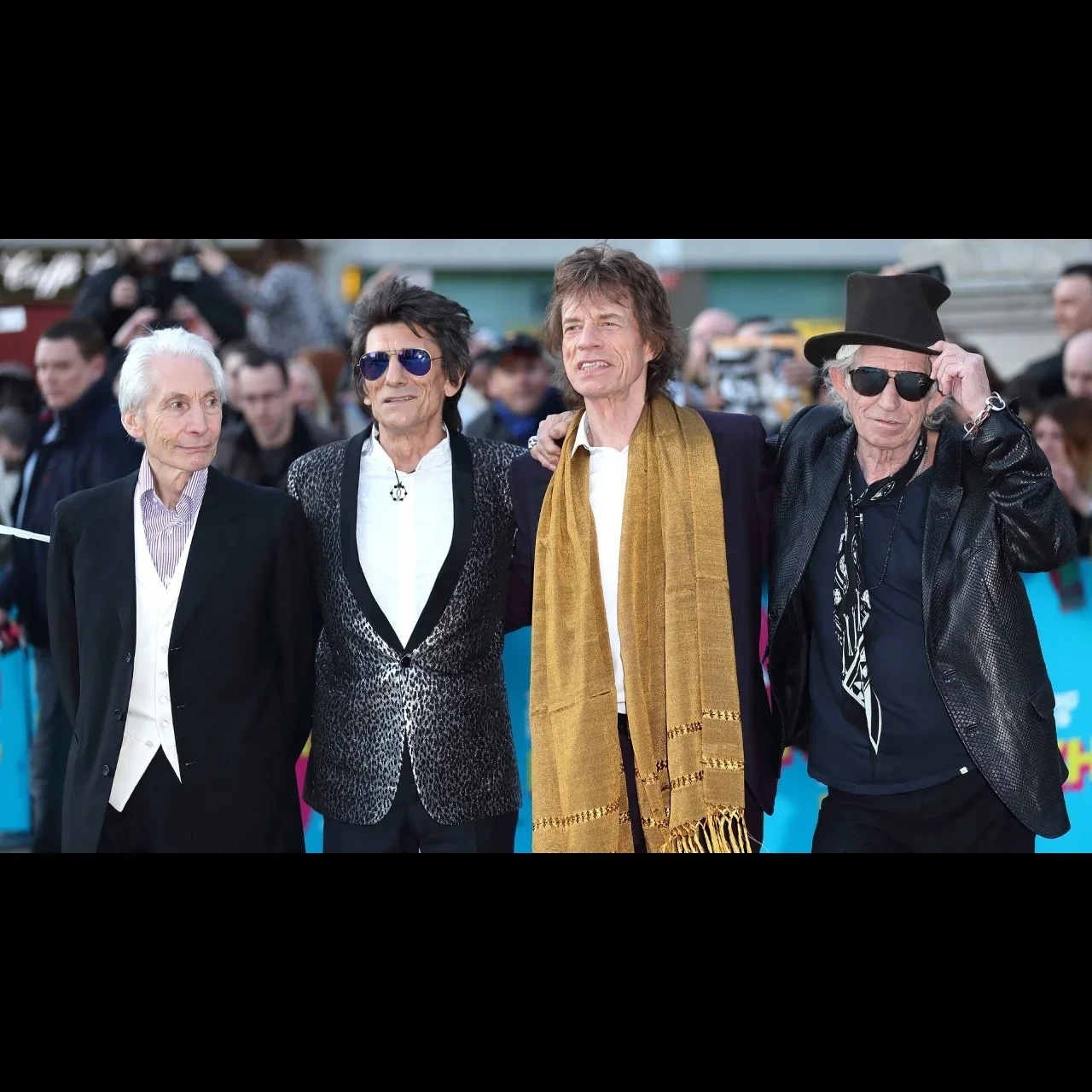 The Rolling Stones in 2016: Watts, Wood, Jagger, Richards