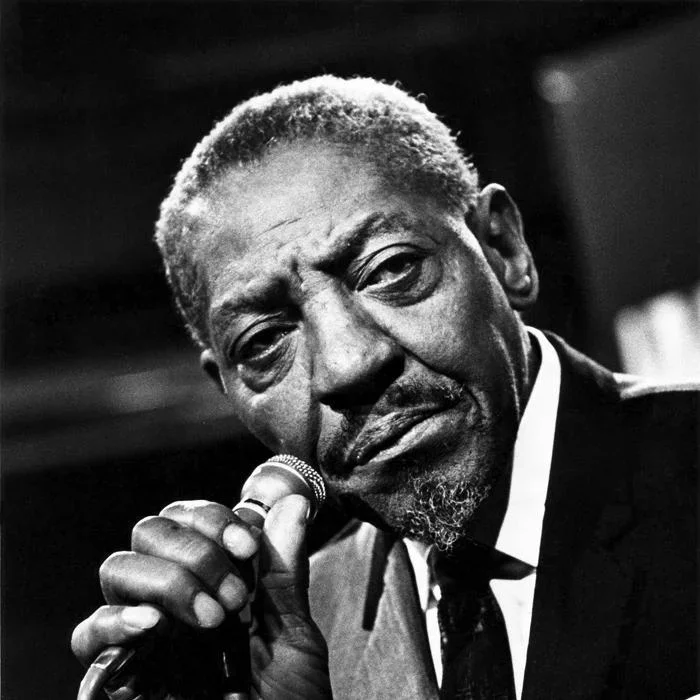 Sonny Boy Williamson II, blues harmonica master, black-and-white portrait